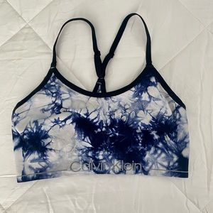 Calvin Klein Tie Dye Sports bra - worn once